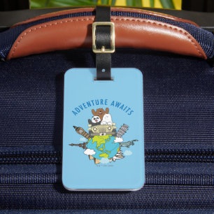Étiquette À Bagage We Bare Bears - Adventure Await