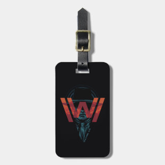 Étiquette À Bagage Westworld | L'homme en noir logo graphique