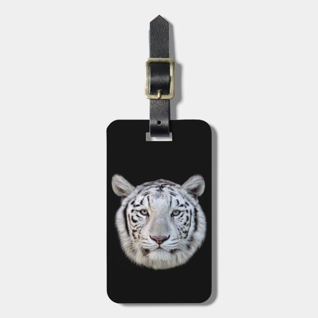 Étiquette À Bagage White tiger (Devant Vertical)