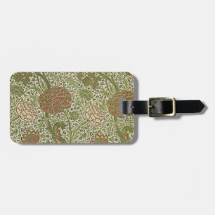 Étiquette À Bagage William Morris Cray Fleur de Sauge Floral Botaniqu