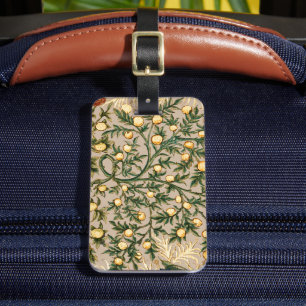 Étiquette À Bagage William Morris Floral Fruit Garden Fleur Classique