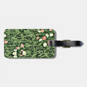 Étiquette À Bagage William Morris motif, Sweetpea