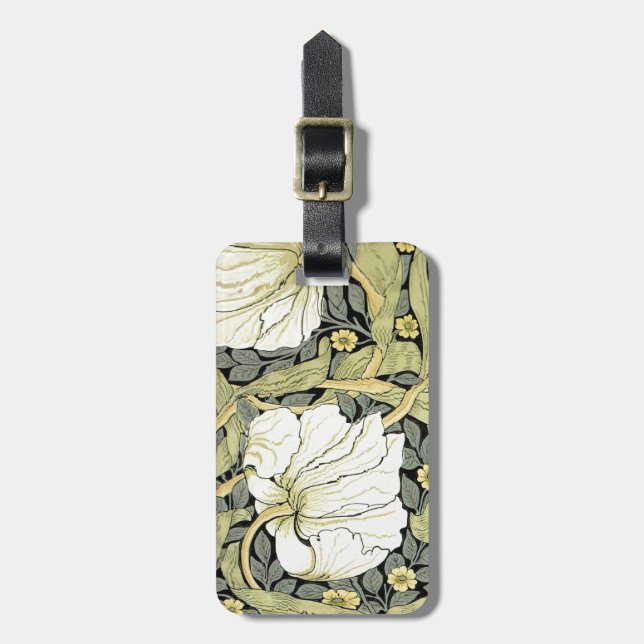 Étiquette À Bagage William Morris Pimpernel Fond d'écran floral (Devant Vertical)