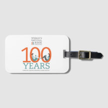 WNBA 100 ans d'étiquette de bagage