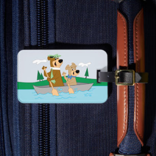 Étiquette À Bagage Yogi Bear et Boo Boo Fun Canoe Adventure