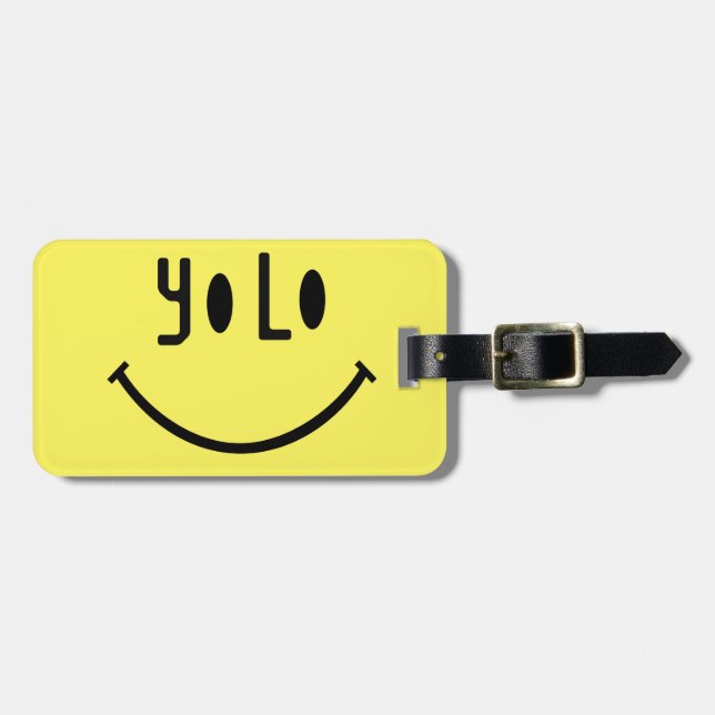 Étiquette À Bagage Yolo font face (Devant horizontal)