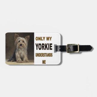 ÉTIQUETTE À BAGAGE YORKIE