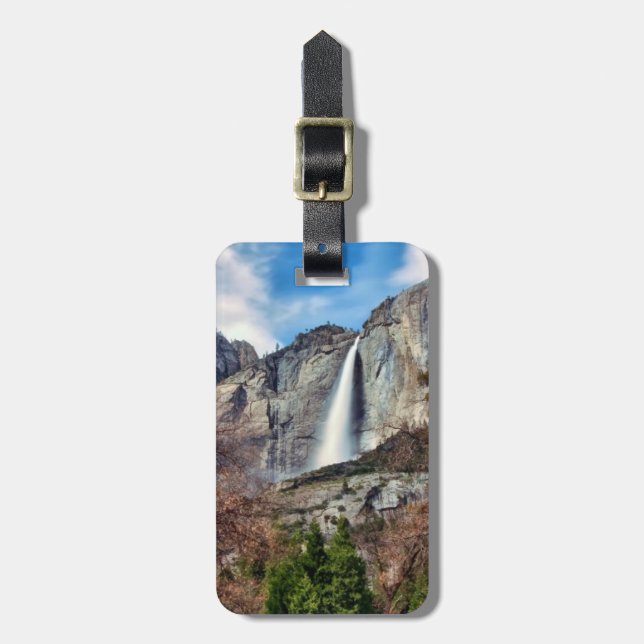 Étiquette À Bagage Yosemite Falls (Devant Vertical)