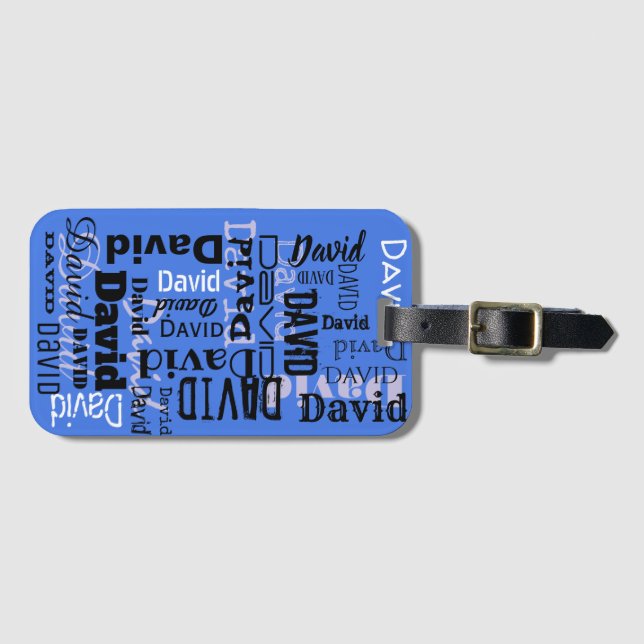Étiquette À Bagage YOUR NAME on your PHONE Iphone Customizable Case-M (Devant Horizontal)
