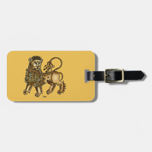 Étiquette À Bagage Zodiaque : Lion, 1482