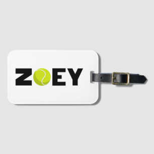 Étiquette À Bagage Zoey Tennis