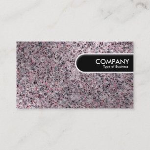 Étiquette à Bord Arrondi - Granite Chaud
