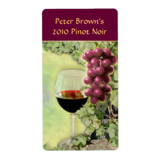 Étiquette à vin personnalisable