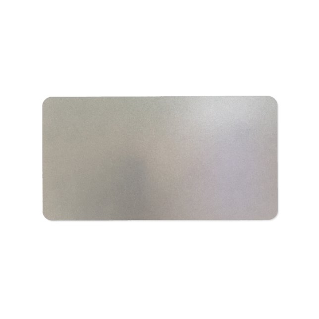 Étiquette Acier brossé Arrière - plan Texture métallique Gri (Devant)