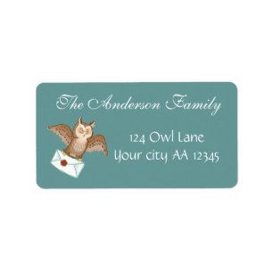 Étiquette Adresse de courrier de hibou