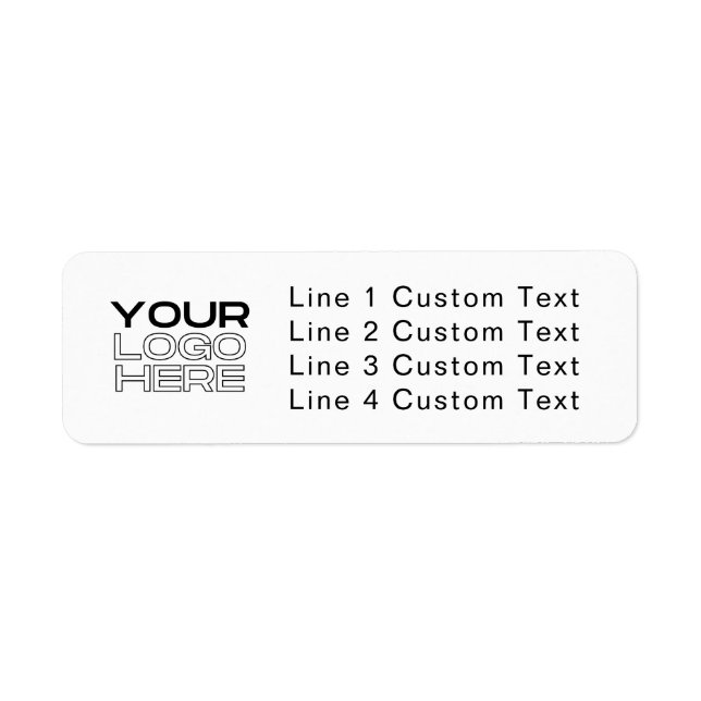 Étiquette Adresse de retour (Devant)