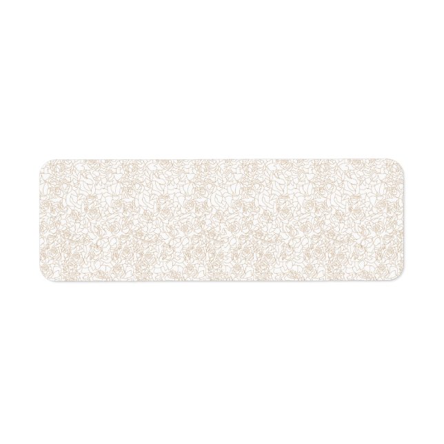 Étiquette Adresse de retour (Devant)