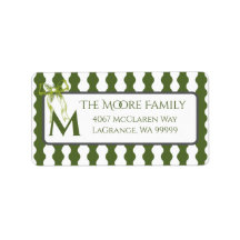 Adresse de retour de cottage moderne personnalisée
