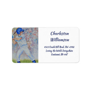 Étiquette Adresse du baseball