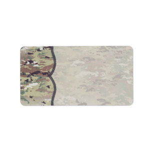 Étiquette Adresse postale de 1,25 po x 2,75 po Armée de terr