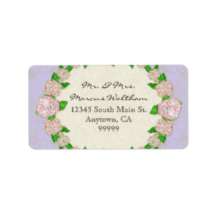 Étiquette Affaires élégantes formelles florales de dentelle 