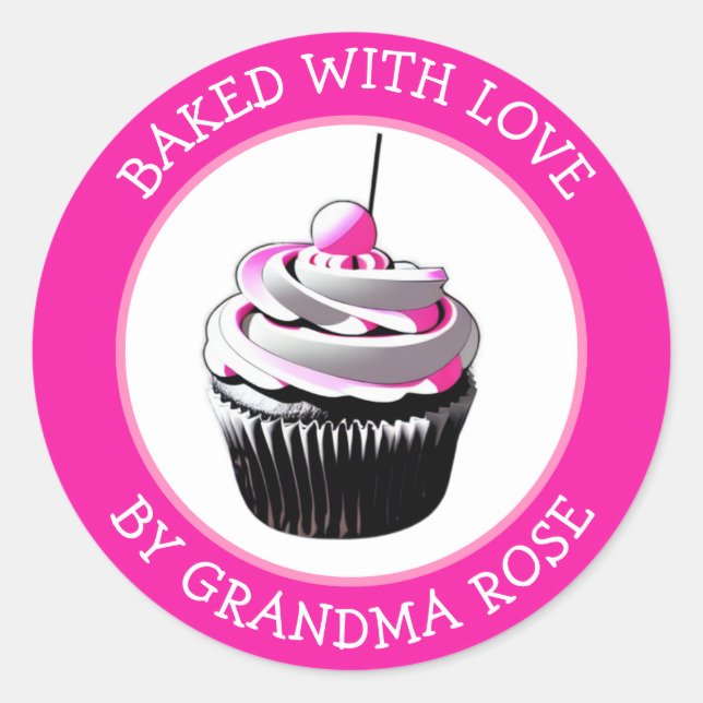 Étiquette Alimentaire Cuire Avec Amour (Devant)