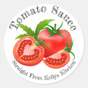Étiquette alimentaire Sauce Tomate Entreprise de m