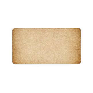 Étiquette Ancien Papier D'Emballage Avec Des Bandes Pour Arr