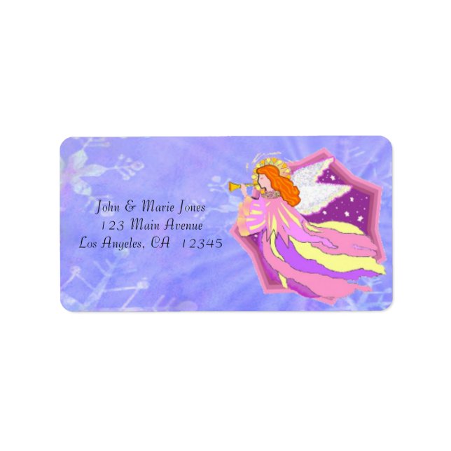 Étiquette Angel (Devant)