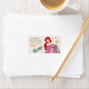 Étiquette Anniversaire de Disney Princess