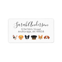 Anniversaire du chien Retournons l'adresse
