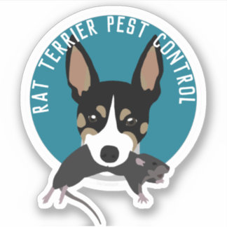 Étiquette anti-ravageur de Rat terrier