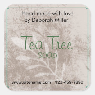 Étiquette Antiqued de paquet de pot de pays