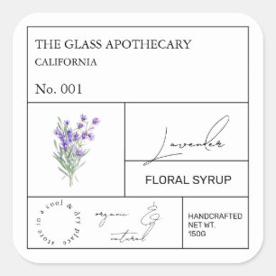Étiquette Apothecary Lavender