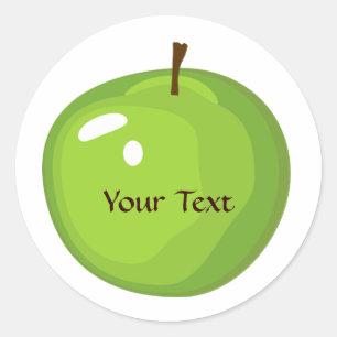 Étiquette Apple vert