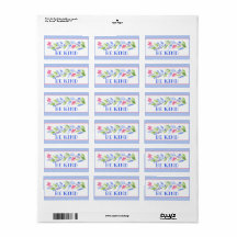 Aquarelle Floral Pastel SOIS GENTIL