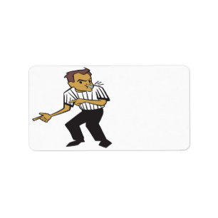 Étiquette Arbitre de basket-ball