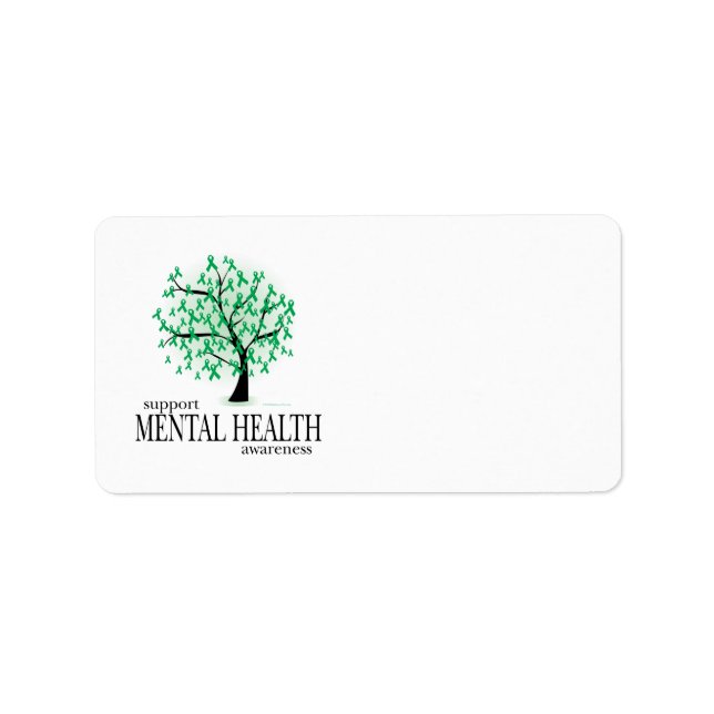Étiquette Arbre de santé mentale (Devant)