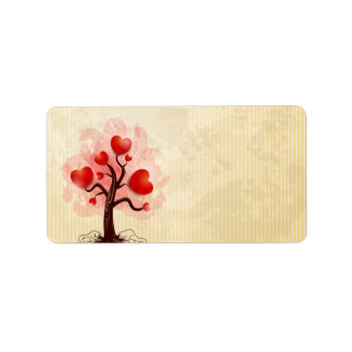 Étiquette Arbre des coeurs
