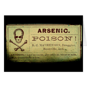 Étiquette Arsenic désorganisé