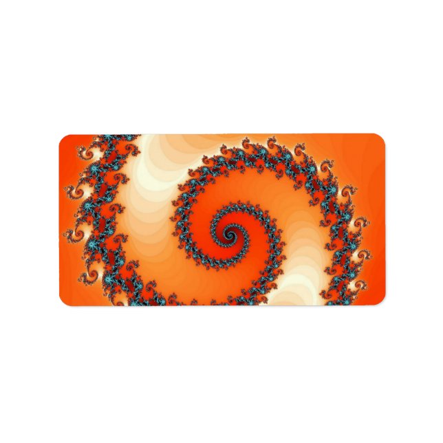 Étiquette Art fractal (Devant)