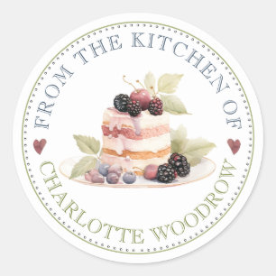 Étiquette Autocollante Pâtisserie Chef Pâtissier G