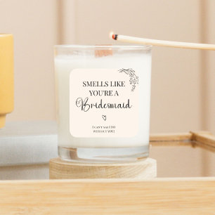 Étiquette Autocollante pour Bougie de Proposition 