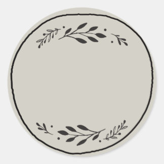 Étiquette autocollante vierge pour pot / épice III