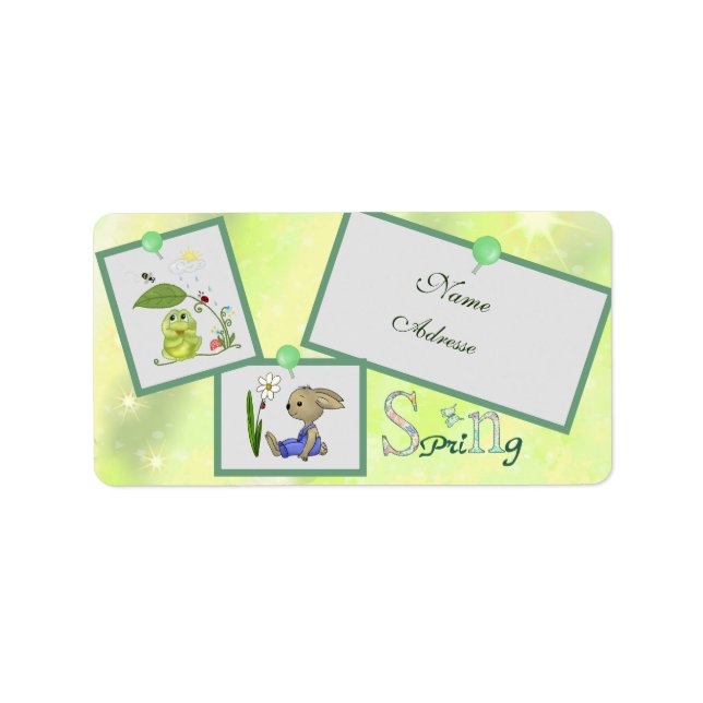 Étiquette Autocollants (Devant)