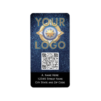 Étiquette Autocollants verticaux personnalisés avec code QR 