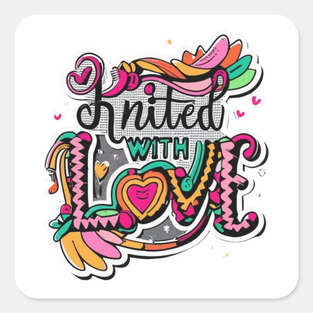 Étiquette avec chevalet d'amour - Affection artisa (Devant)