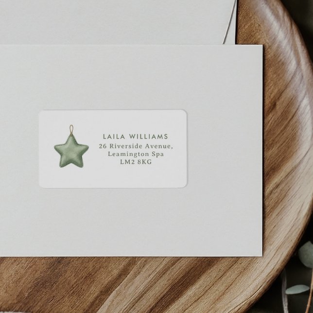 Étiquette Baby shower vert sauge matcha (Créateur téléchargé)