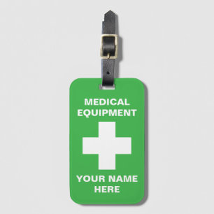 Étiquette bagage pour équipement Médicale professi