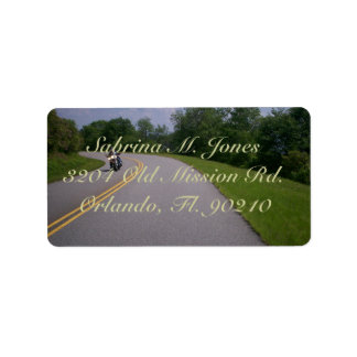 Étiquette Balade en moto Blue Ridge